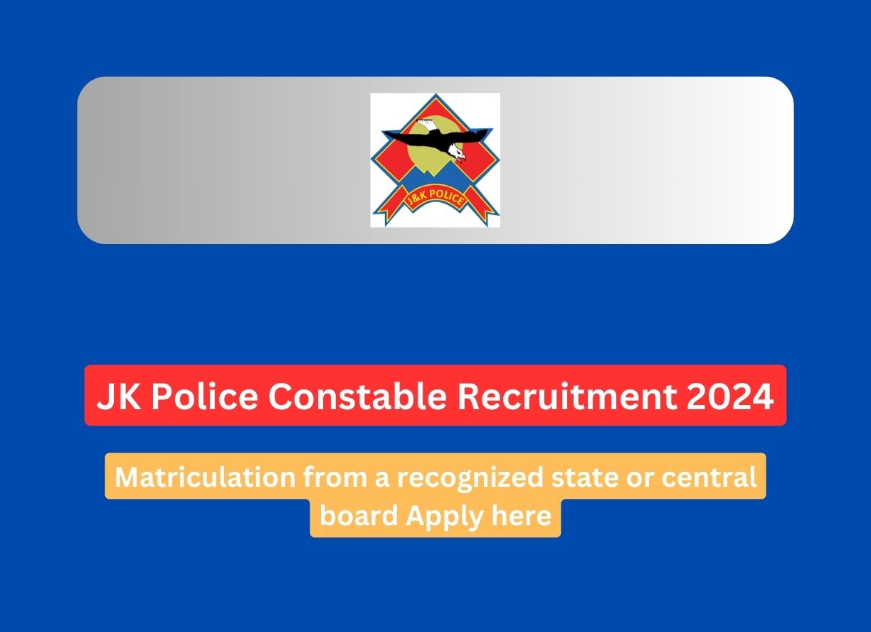 JK Police Constable Recruitment